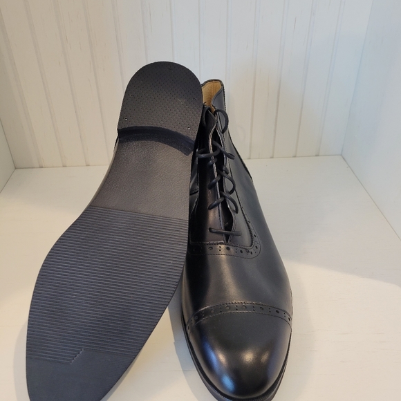 Black/Brown Ankle Dress Shoes - Picture 5 of 6